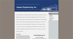 Desktop Screenshot of impactengineeringinc.com